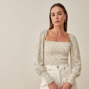 Reformation Pinto Top Lima Floral size Large